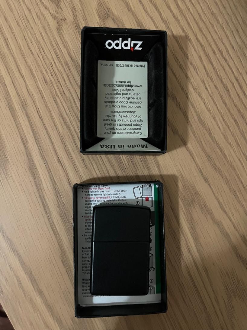 Zippo زیپو مشکی مات|کلکسیون و سرگرمی|تهران, سهروردی|دیوار