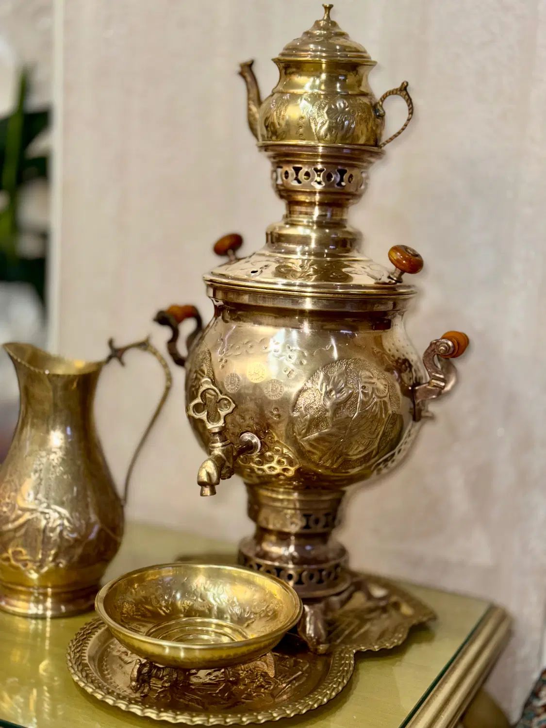 سماور ذغالی ۶لیتری نو|سماور، چای‌ساز، قهوه‌ساز|تهران, جیحون|دیوار
