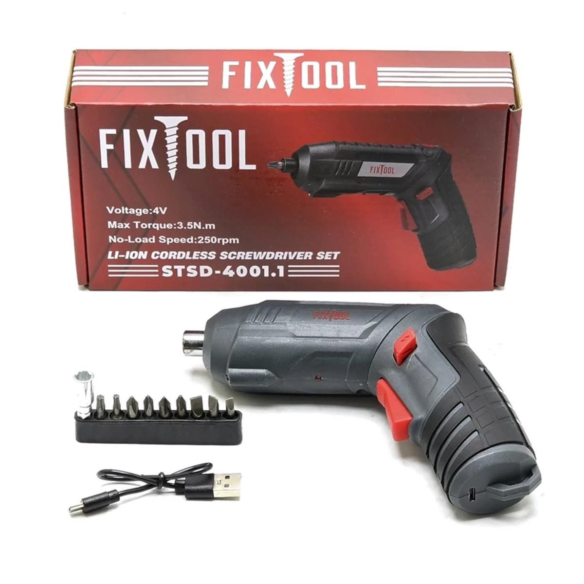 پیچ گوشتی شارژی تاشو مدل FixTools پرداخت درب منزل|ابزارآلات|اصفهان, ارغوانیه|دیوار