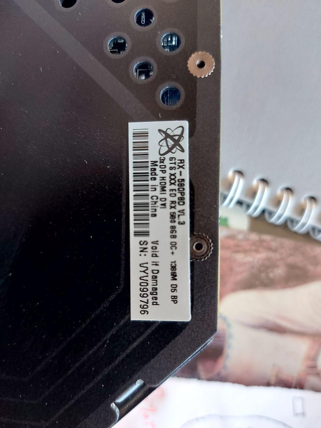 کارت گرافیک xfx RX 580|قطعات و لوازم جانبی رایانه|خمینی‌شهر, |دیوار