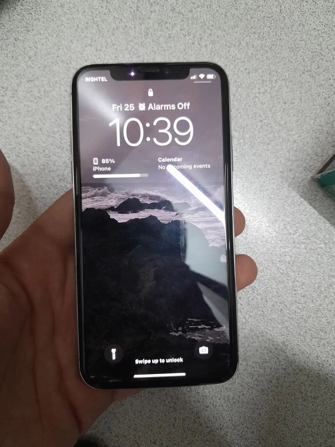 iphone x64 silver lla|موبایل|اصفهان, ملک‌شهر|دیوار