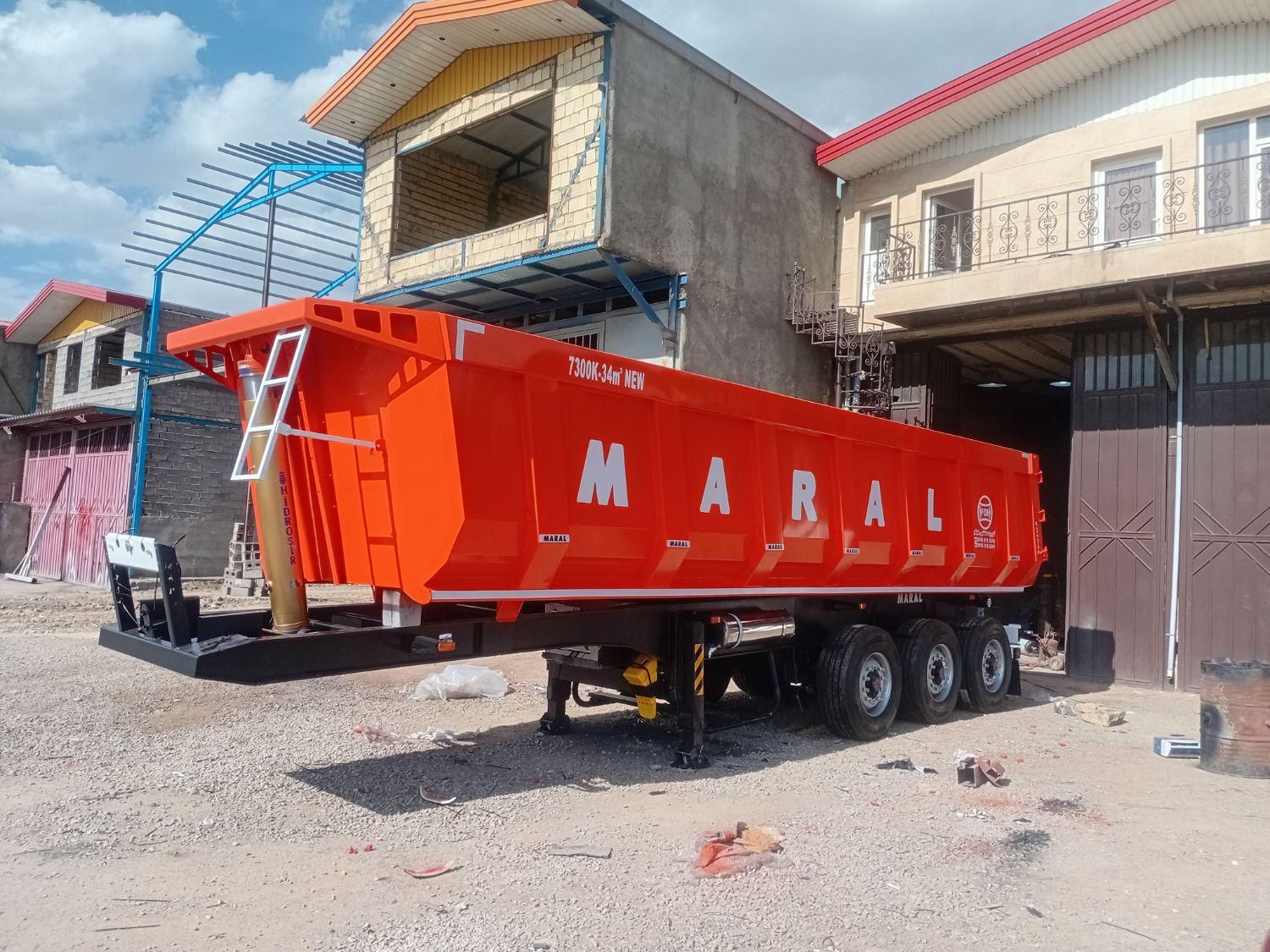 تولیدانواع تریلرهای کمپرسی لبه تیغه کانتین کفی|قطعات یدکی و لوازم جانبی|همدان, |دیوار