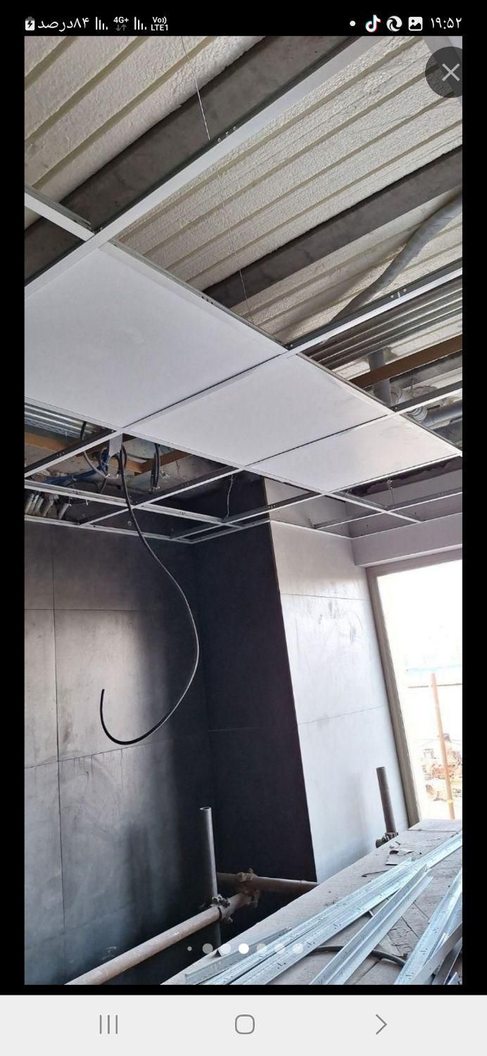سقف کاذب پی وی سی تایل ترموال ماربل دیوارکوب قرنیز|خدمات پیشه و مهارت|شاهینشهر, عطار|دیوار