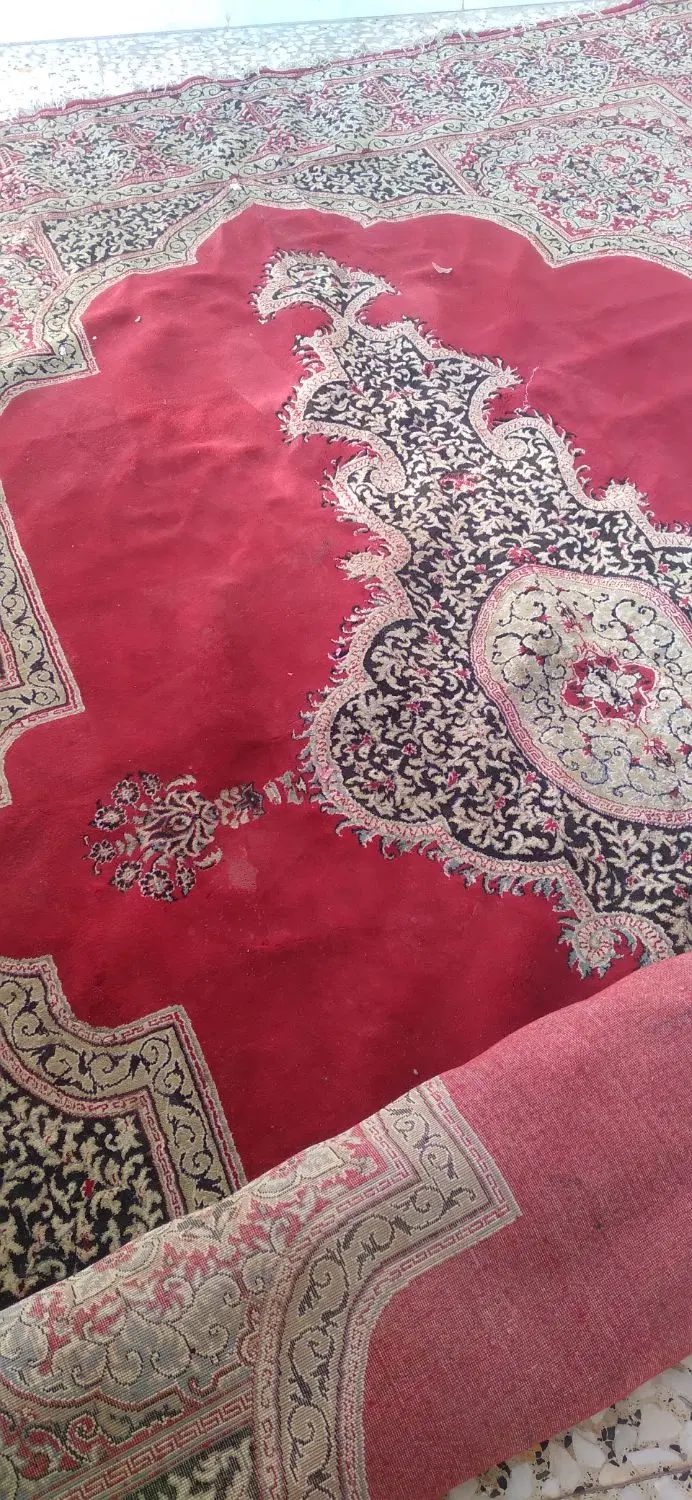 فرش قدیمی سالم توانباری بوده زیاد استفاده نشده|فرش|بندرعباس, |دیوار