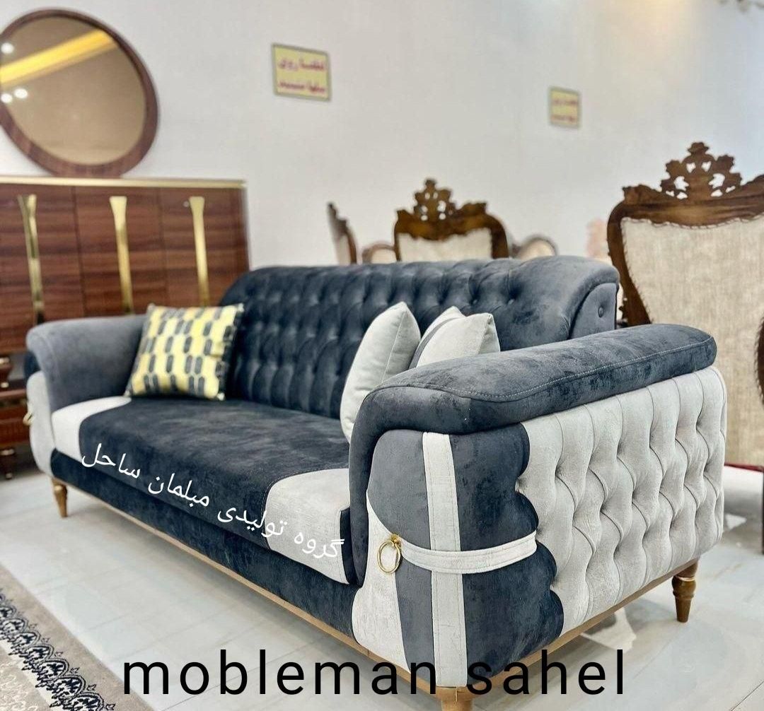 مبل شرکتی بآگارانتی 3ساله مدل پیتر7نفره اقساط چستر|مبلمان خانگی و میز عسلی|آبیک, |دیوار
