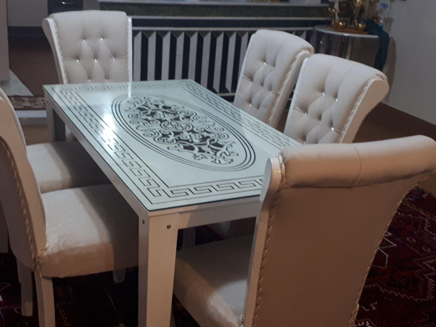 میز غذا خوری ۶ نفره|میز و صندلی غذاخوری|بناب, |دیوار