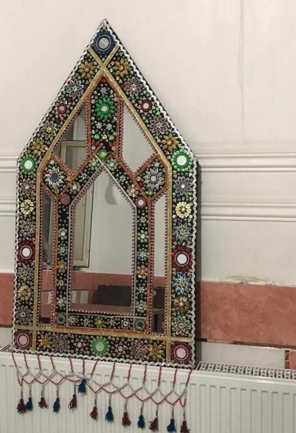 سکه دوزی آینه|آینه|زاهدان, |دیوار