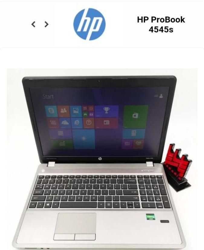 لپتاب hp 4545s نوک مدادی تمیز همراه کیف و بند|رایانه همراه|تهران, افسریه|دیوار