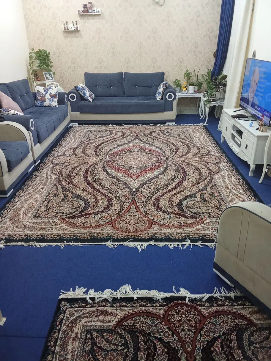 فروش ویژه دو عدد فرش ۹ و۴ متری و سه عدد پادری|فرش|آبادان, |دیوار