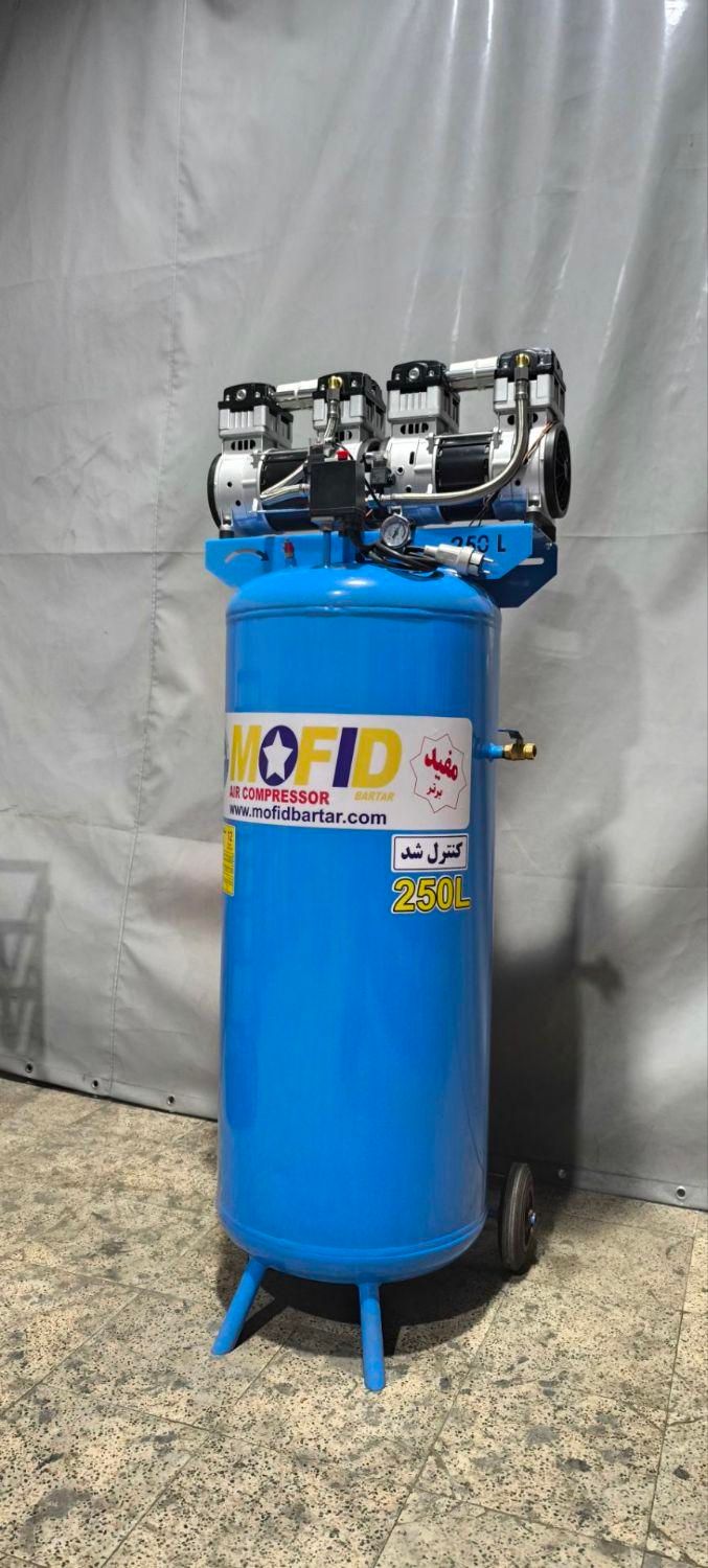 کمپرسورباد سایلنت(oil free) 250L بدون روغن|ماشینآلات صنعتی|تهران, شهید رجایی|دیوار