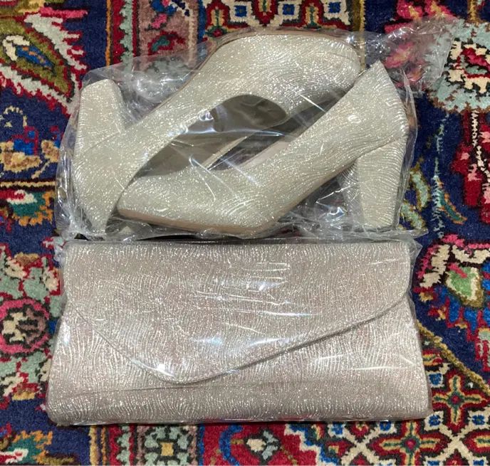 ست کیف و کفش مجلسی|کیف، کفش، کمربند|کرج, گلشهر|دیوار