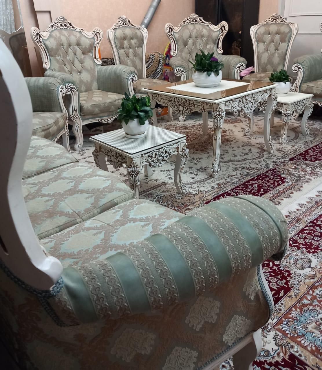 مبل 9 نفره|مبلمان خانگی و میز عسلی|تهران, مجیدیه|دیوار