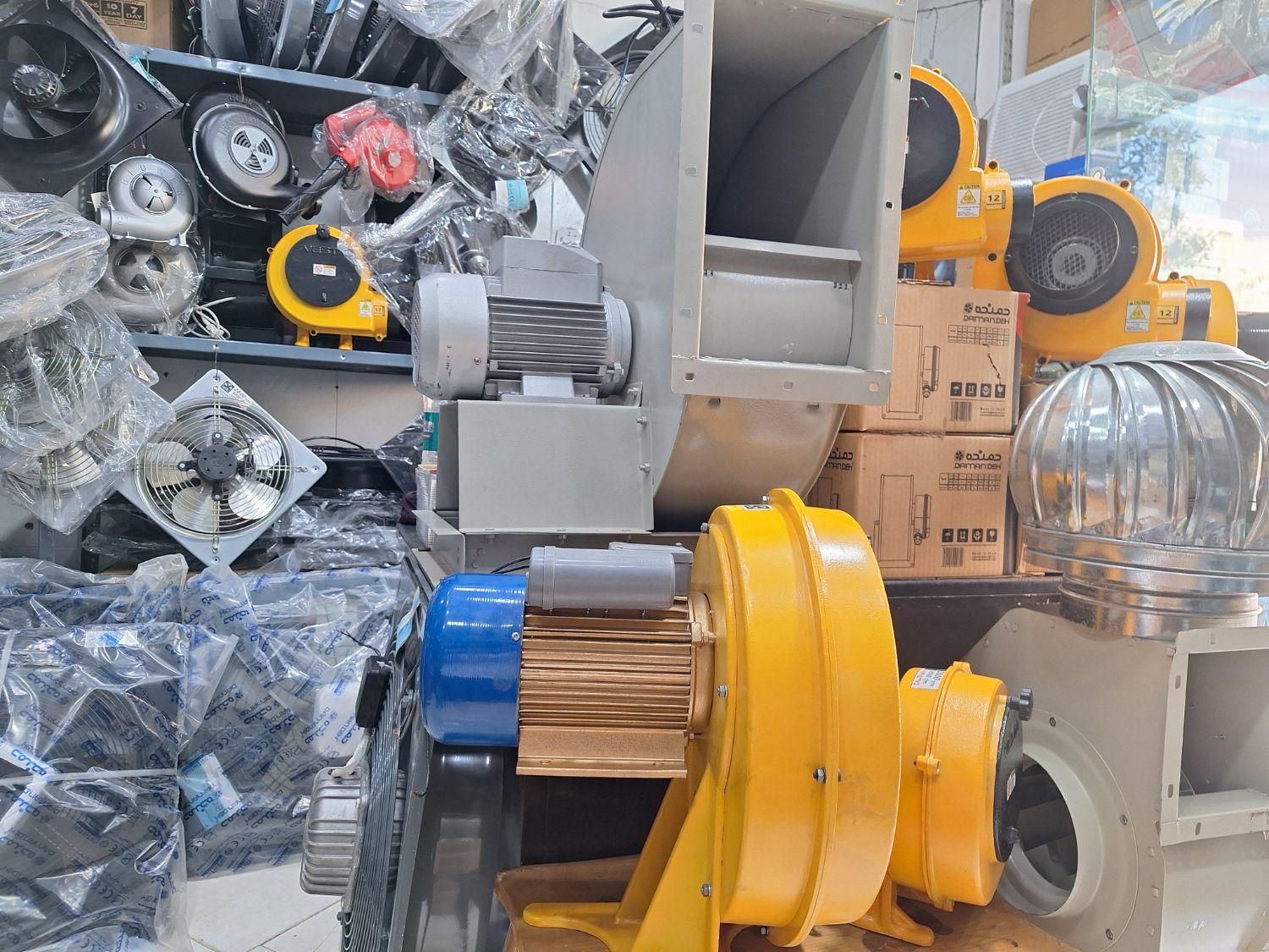 هواکش حلزونی دمنده مکنده فن ژن چدن|پنکه و تصفیهکنندهٔ هوا|اصفهان, شیخ اشراق|دیوار