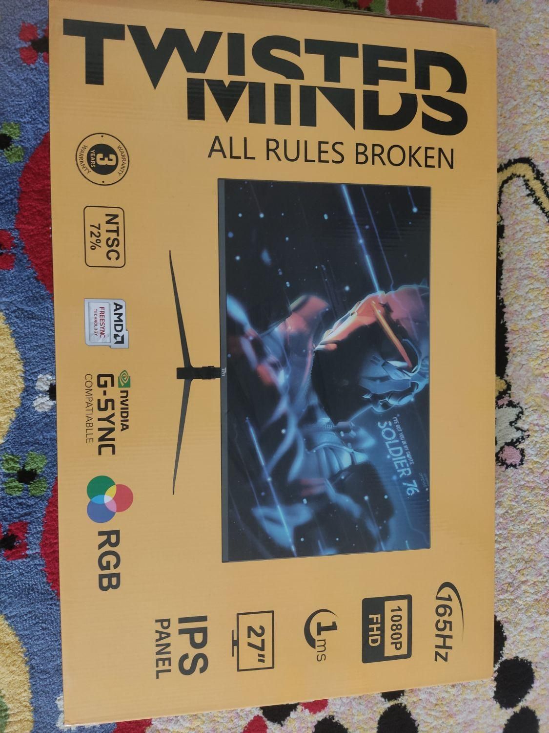 مانیتور گیمینگ twisted minds 165hz|قطعات و لوازم جانبی رایانه|هشتگرد, |دیوار