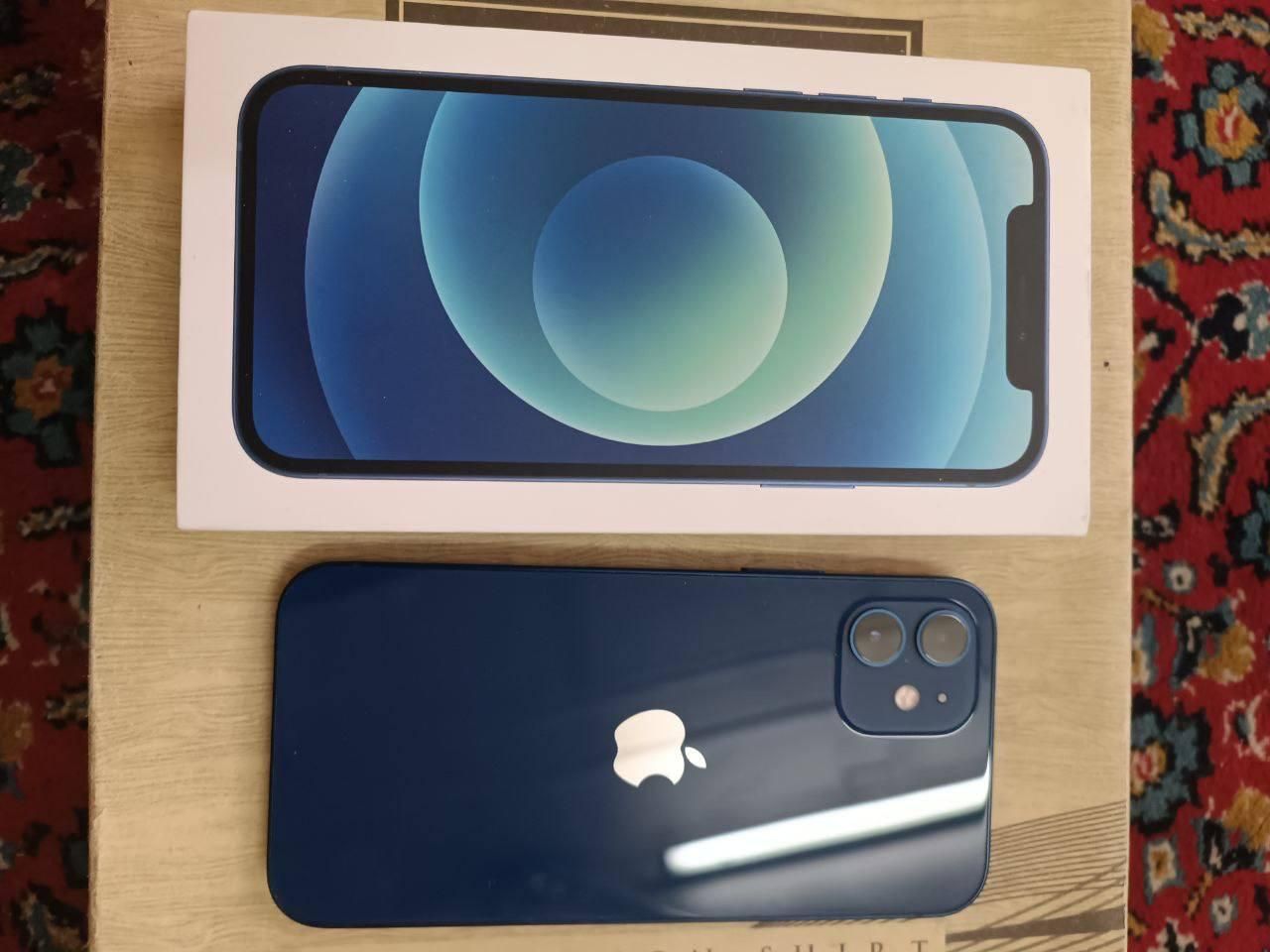 iphone 12 64g لاک شبکه آکبند|موبایل|تهران, باغ خزانه|دیوار