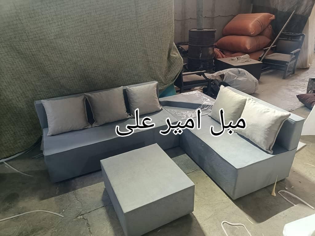 راحتی ال نیمست ۵نفره مبل|مبلمان خانگی و میز عسلی|تهران, شهرک شریفی|دیوار