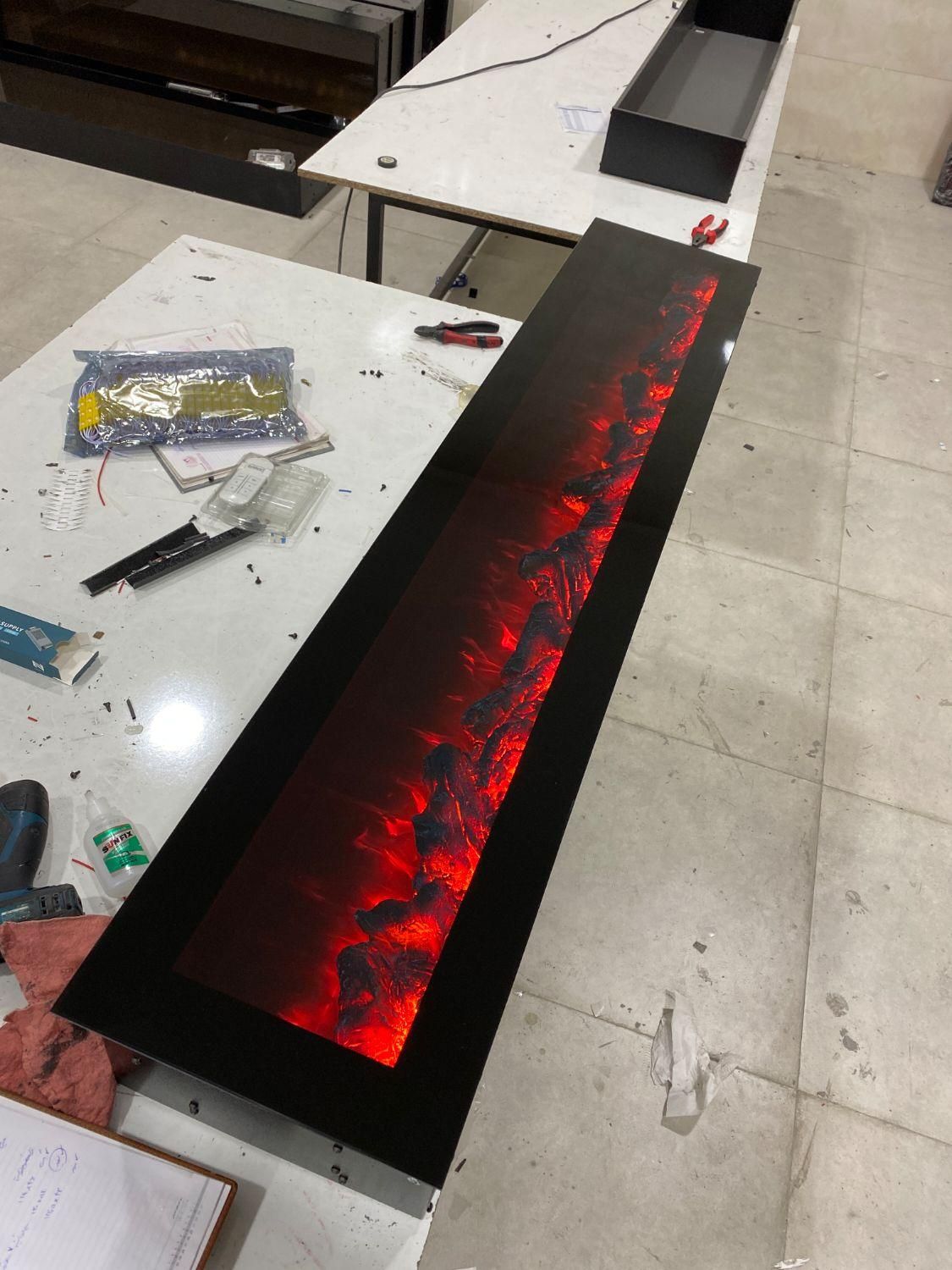 شومینه/ ترند/ برقی مدل Elisan|بخاری، هیتر، شومینه|بندر گناوه, |دیوار