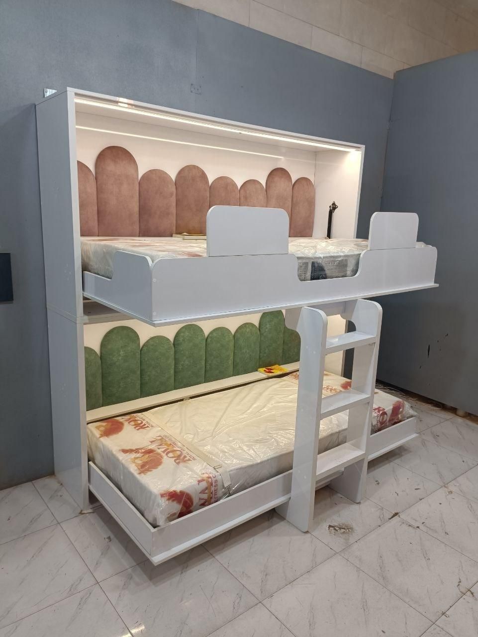 خاص ترین تخت دوطبقه ایران T-010|تخت و سرویس خواب|رشت, حومه رشت|دیوار