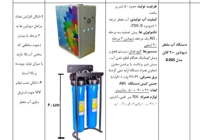 دستگاه آبمقطر گیری و تصفیه 50 لیتر  ساعت مقطر ساز|آب‌سردکن و تصفیه آب|تهران, ونک|دیوار