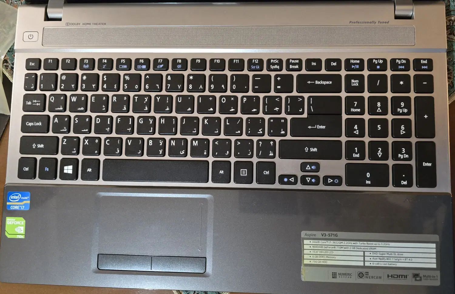 لپ‌تاپ Acer aspire V3-571G|رایانه همراه|تهران, نازی‌آباد|دیوار