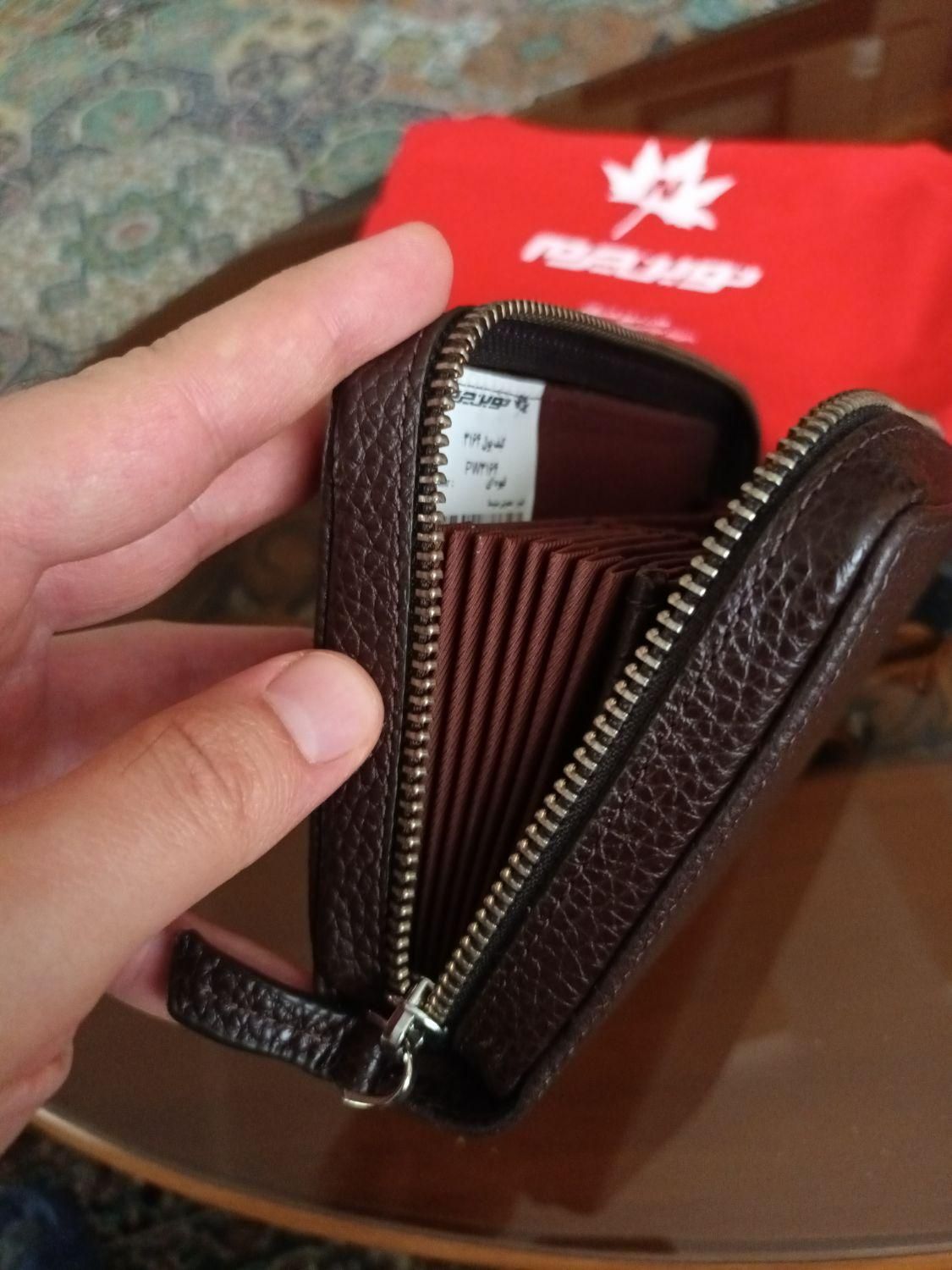 کیف پول چرم زنانه نوین چرم|کیف، کفش، کمربند|قزوین, |دیوار