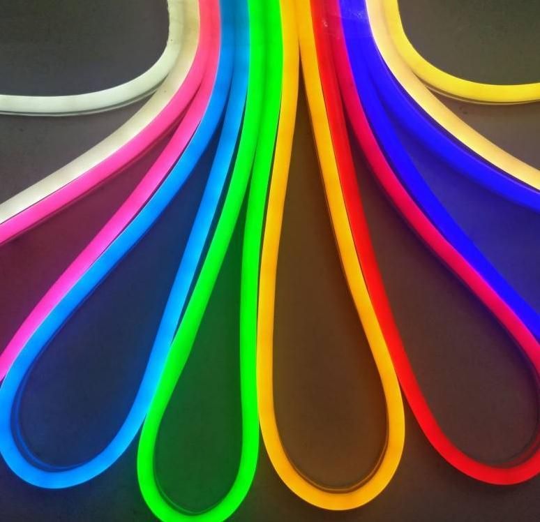 ریسه نئون فلکسی ۱۲ ولت ضدآب|ریسه و چراغ تزئینی|ساوه, |دیوار