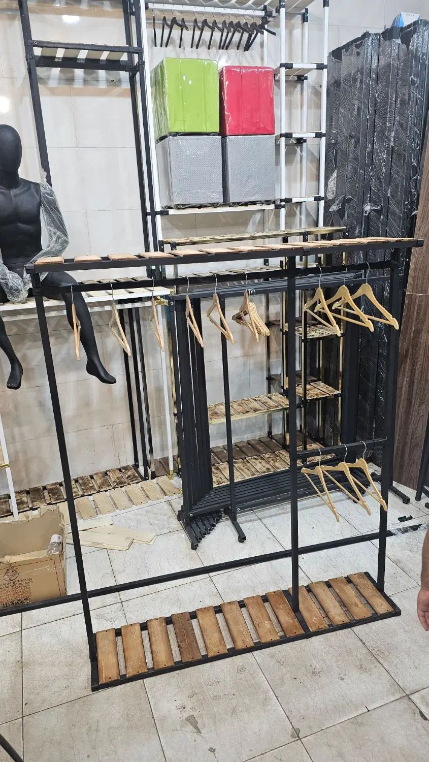 رگال سه ستونه  با کلی جای آویز کد112|فروشگاه و مغازه|اصفهان, سرشبادران|دیوار