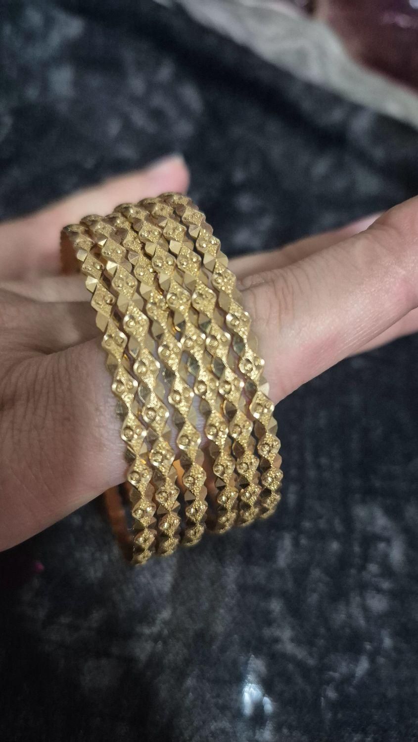 ۶ عدد النگو مفتولی محکم طلای یزد سایز ۲|جواهرات|اصفهان, شهرک ولیعصر|دیوار