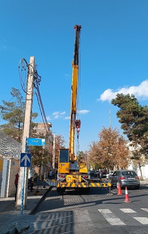 خدمات جرثقیل مهدی «۱۰تن  الی ۱۰۰ تن»( کل تهران )|خدمات حمل و نقل|تهران, نعمت‌آباد|دیوار