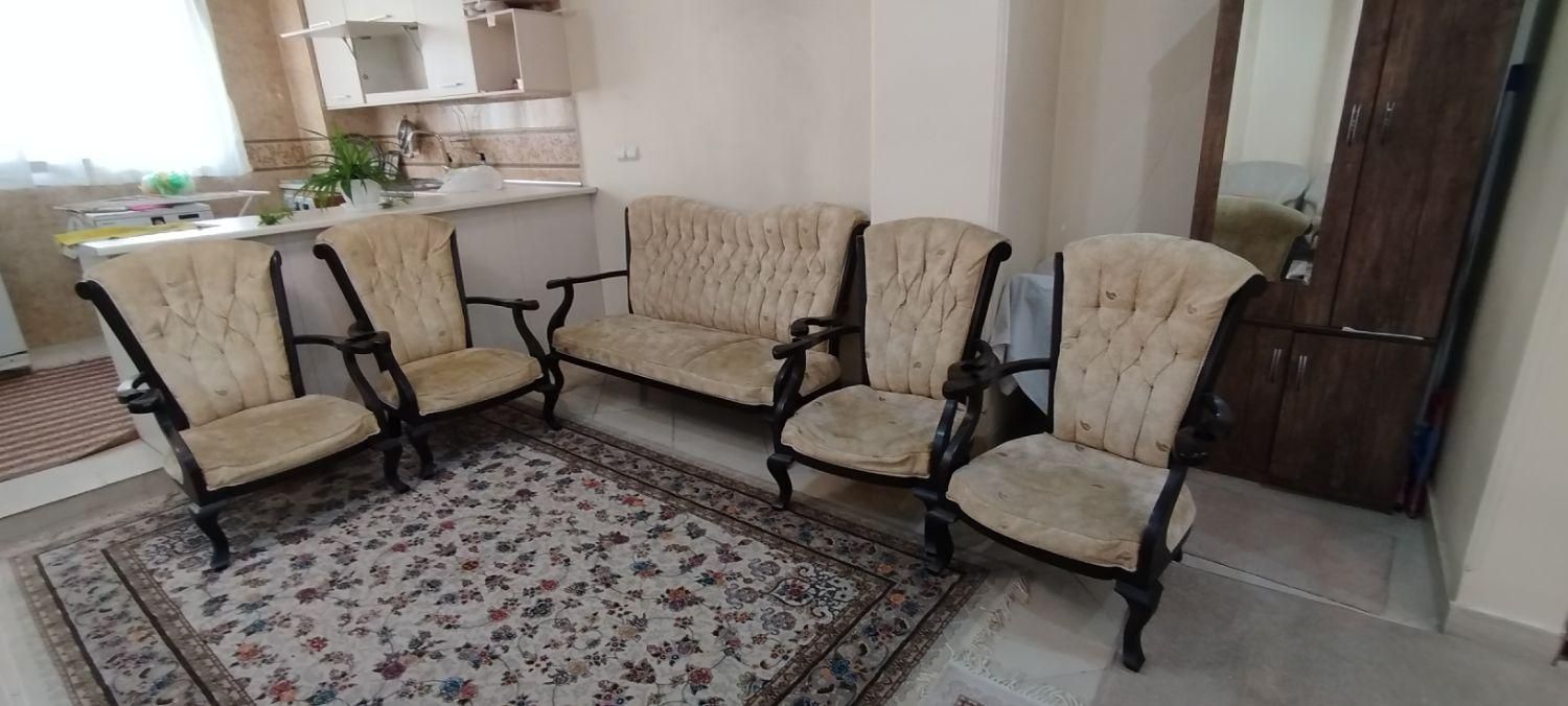 مبل چوب راش7نفره|مبلمان خانگی و میز عسلی|تهران, منیریه|دیوار