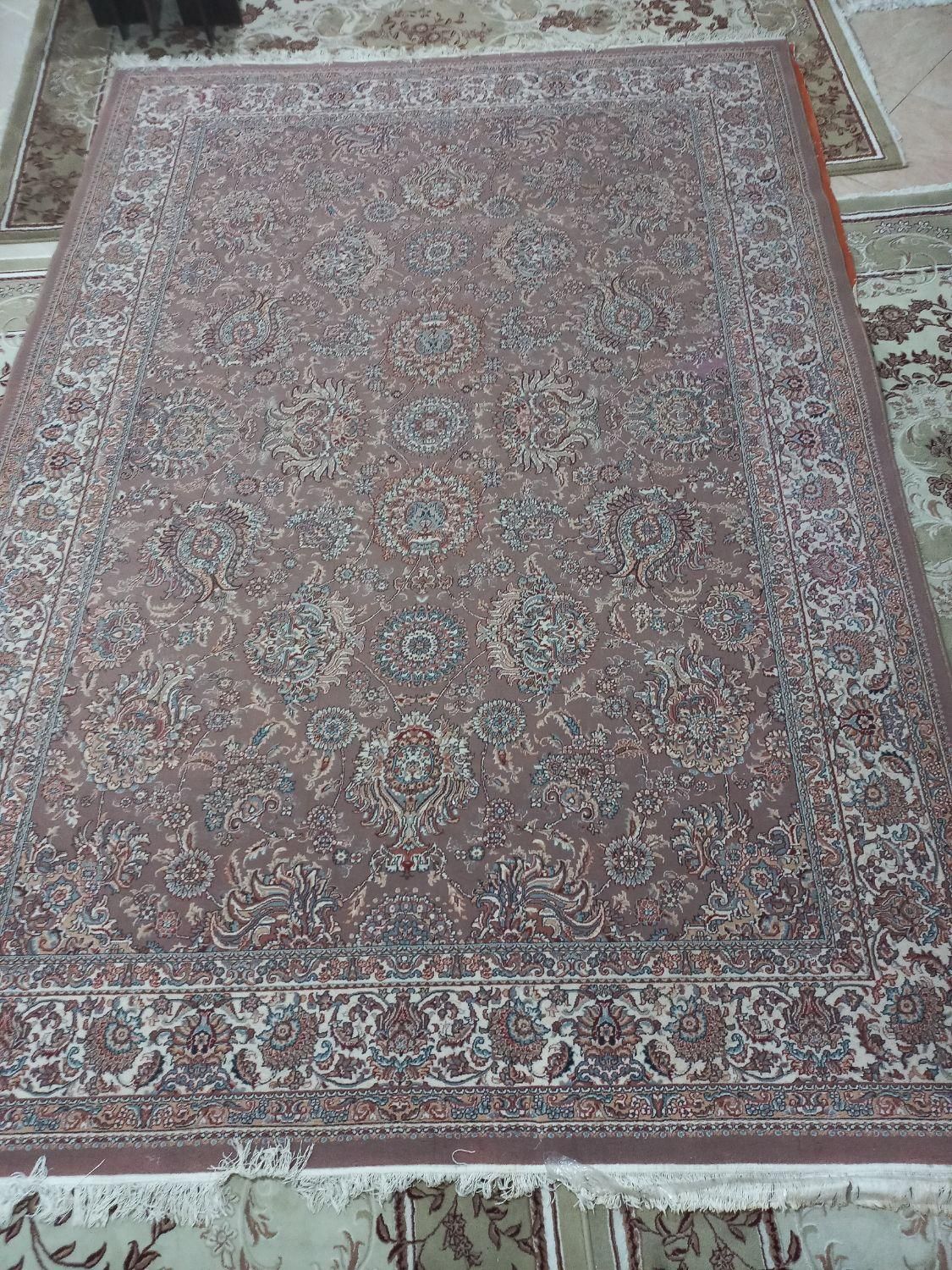 دو تخته فرش 9 متری گردویی|فرش|بومهن, |دیوار