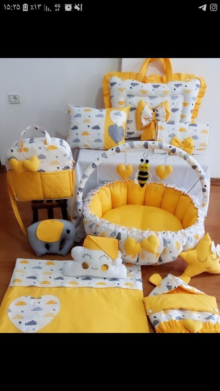 دوخت سیسمونی شیک با طرح سه بعدی|اسباب و اثاث بچه|بیرجند, |دیوار