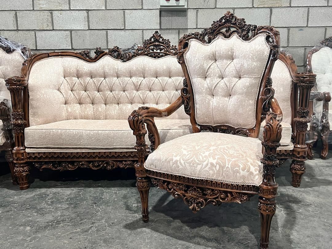 مبل سلطنتی ( استیل ) خاطره چوبی|مبلمان خانگی و میز عسلی|تهران, یافت آباد جنوبی|دیوار