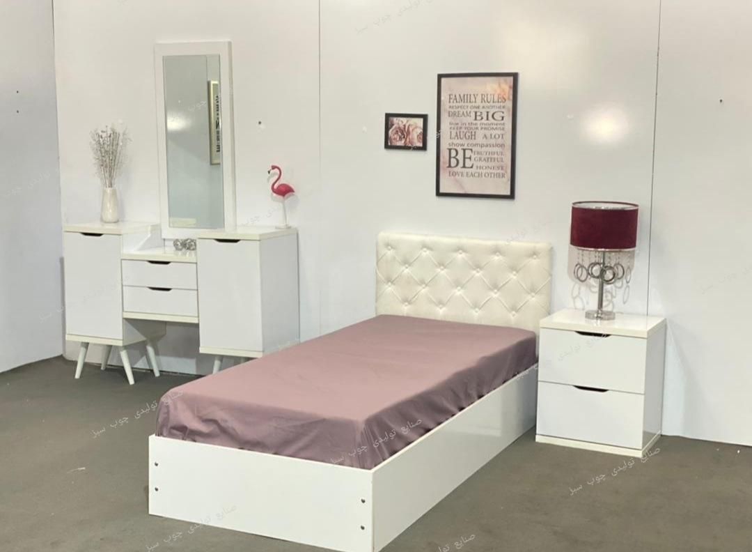 تخت خواب یکنفره دونفره مدل روژان|تخت و سرویس خواب|همدان, |دیوار