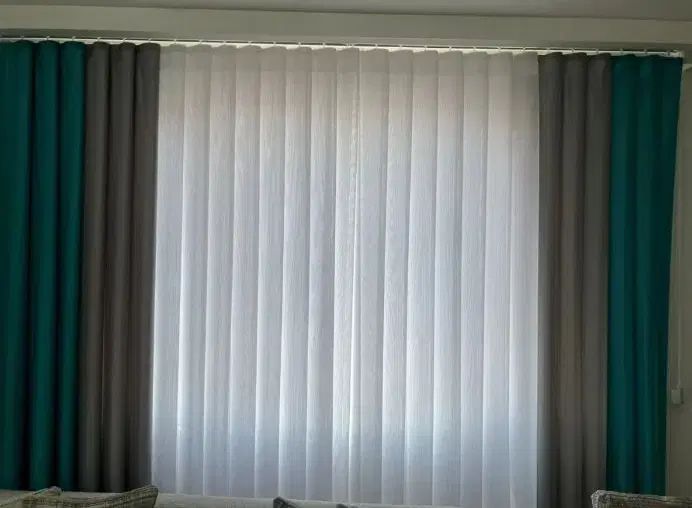 پرده‌ ، والان ، چوب پرده مینیمال و کتیبه نو نو|پرده، رانر، رومیزی|تهران, فاطمی|دیوار