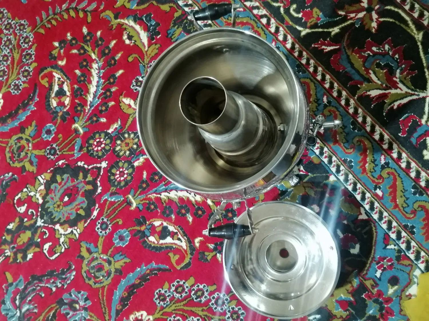 سماور گازی طرح زغالی مارک سوگند مدل رز ۶لیتری|سماور، چای‌ساز، قهوه‌ساز|سبزوار, جوادیه شرقی|دیوار