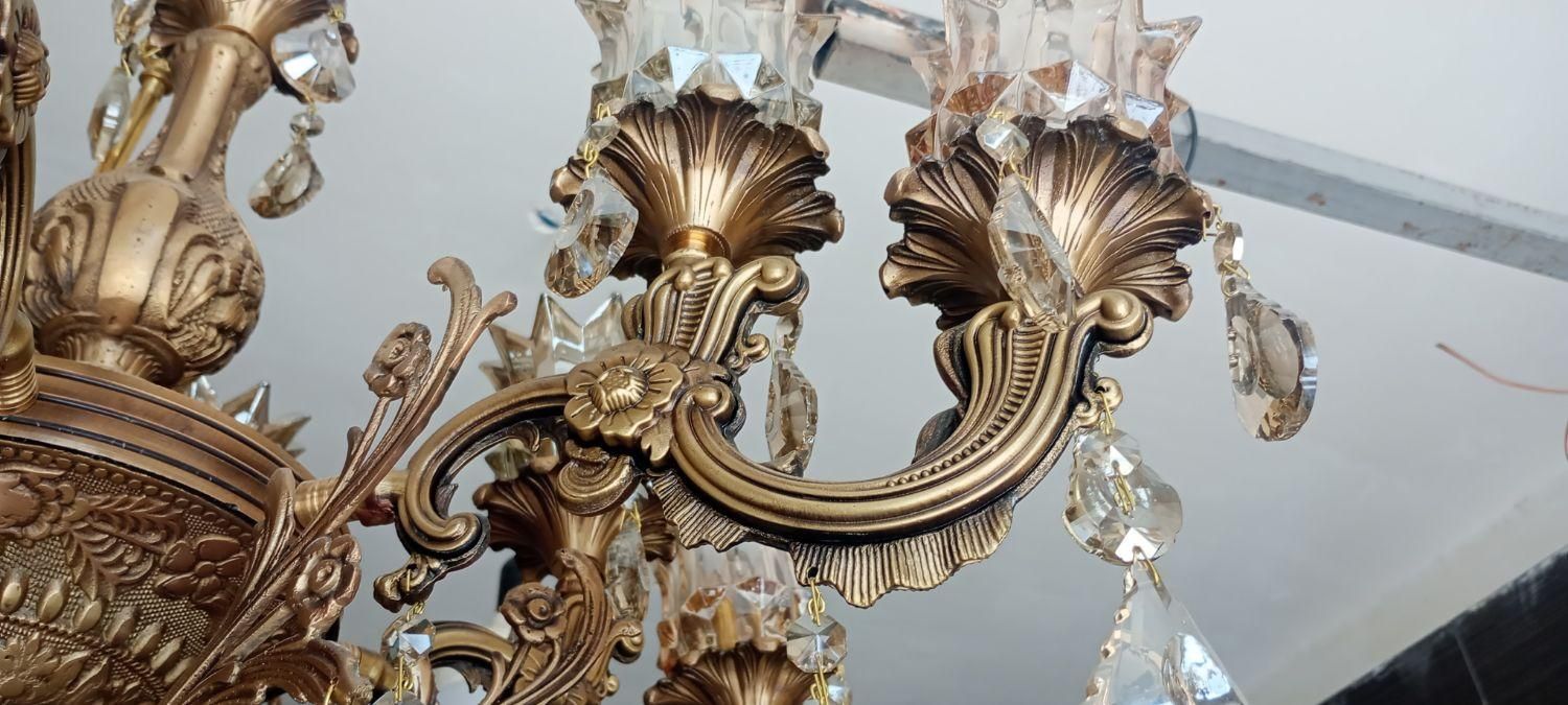 لوستر شاخه رز|لوستر و چراغ آویز|بروجرد, |دیوار