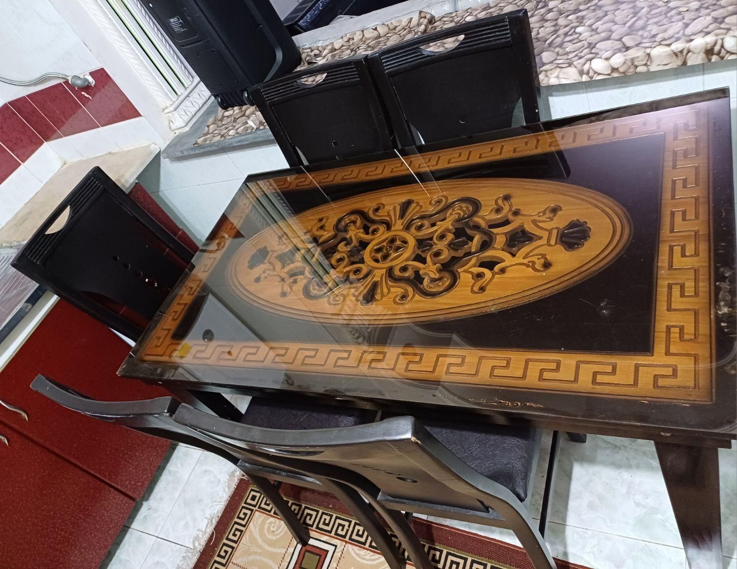 میز نهار خوری ۶ نفره|میز و صندلی غذاخوری|شیراز, گلشن|دیوار