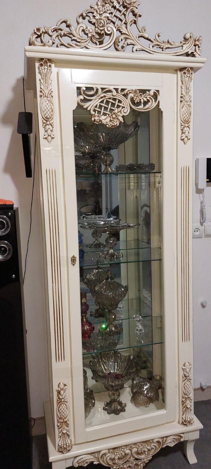 میز تلویزیون و بوفه سفید استخونی|میز تلویزیون|هشتگرد, هشتگرد قدیم|دیوار