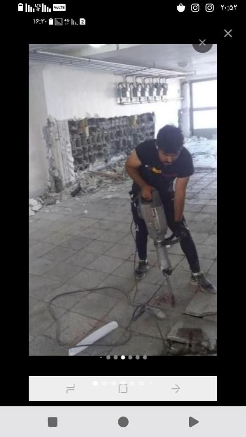 تخریب،محمدی ساختمان  اوپن دیوار سقف بتن زنی وغیره|خدمات پیشه و مهارت|اردبیل, |دیوار