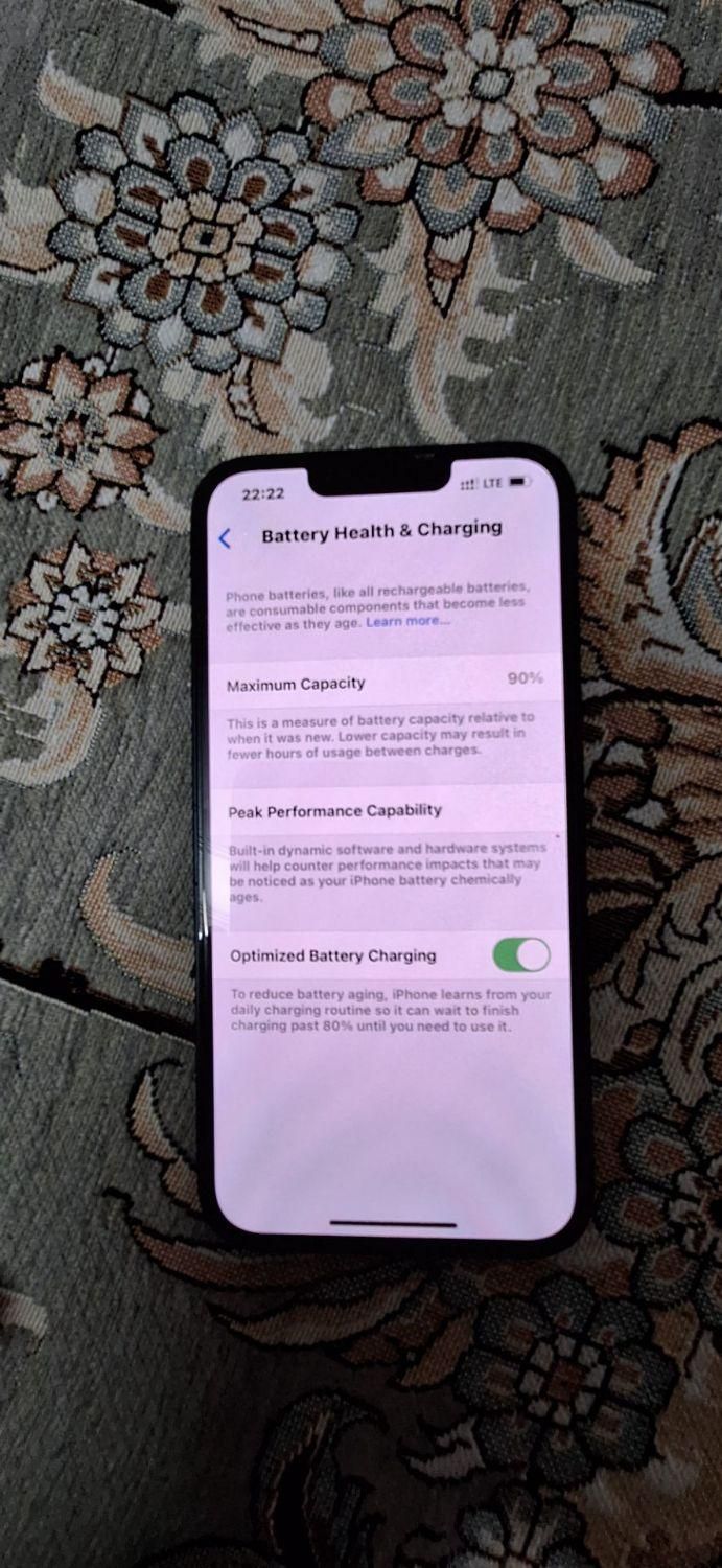 اپل iPhone 13 mini با حافظهٔ ۱۲۸ گیگابایت|موبایل|تهران, جی|دیوار