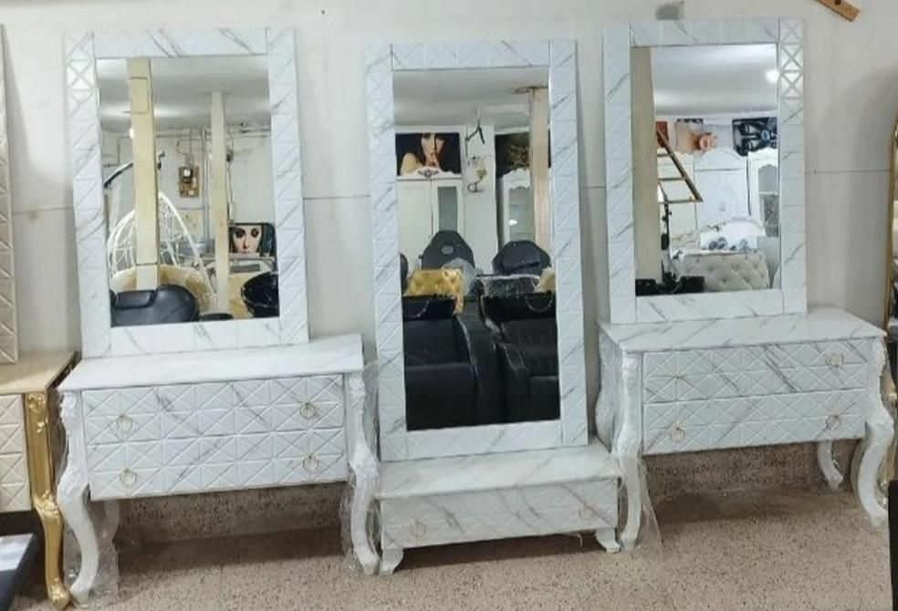 آینه کنسول صندلی ترولی میزناخن سرشور آرایشگاهی|آرایشگاه و سالنهای زیبایی|بیجار, |دیوار