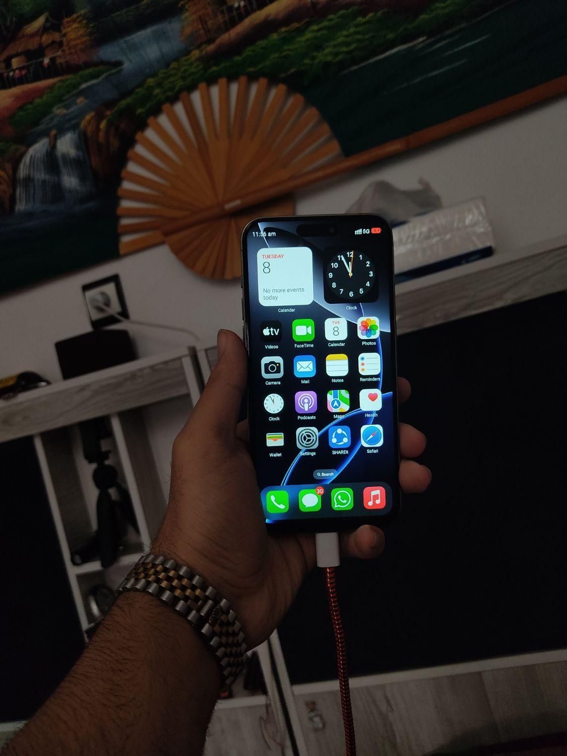 اپل iPhone 15 Pro Max با حافظهٔ ۲۵۶ گیگابایت|موبایل|فسا, |دیوار