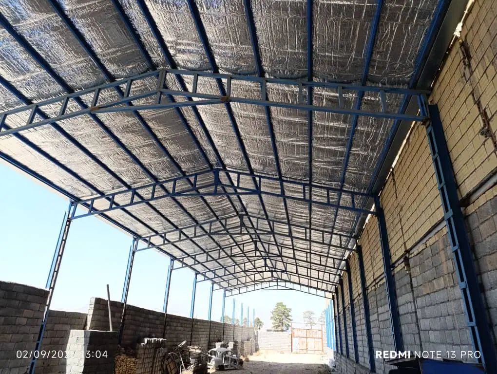 ساخت و اجرای سقف شیروانی سوله الاچیق شیروونی|عمده‌فروشی|اصفهان, آفاران|دیوار