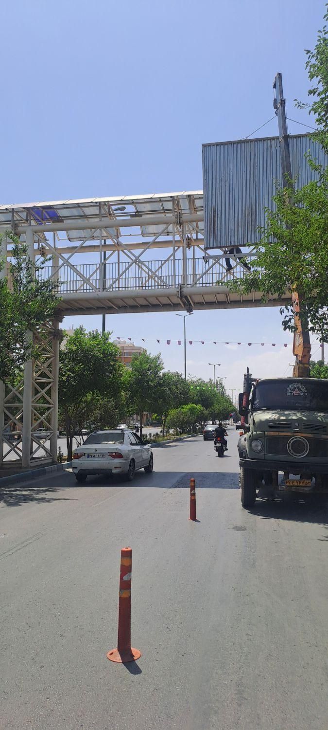 جرثقیل ۳تن دکل بلند ارتفاع ۱۴ متر شاهین شهر|خدمات حمل و نقل|شاهین‌شهر, بانک استان|دیوار