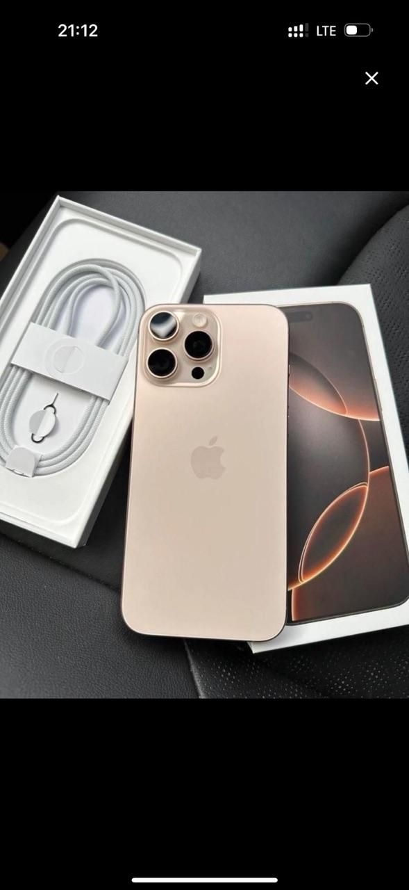 اپل iPhone 16 Pro Max با حافظهٔ ۲۵۶ گیگابایت|موبایل|همدان, |دیوار
