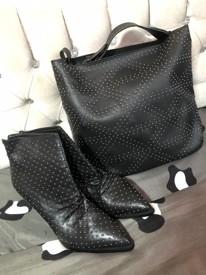 کیف و نیم بوت چرم ست وارداتی سایز ۳۹|کیف، کفش، کمربند|تهران, فاطمی|دیوار