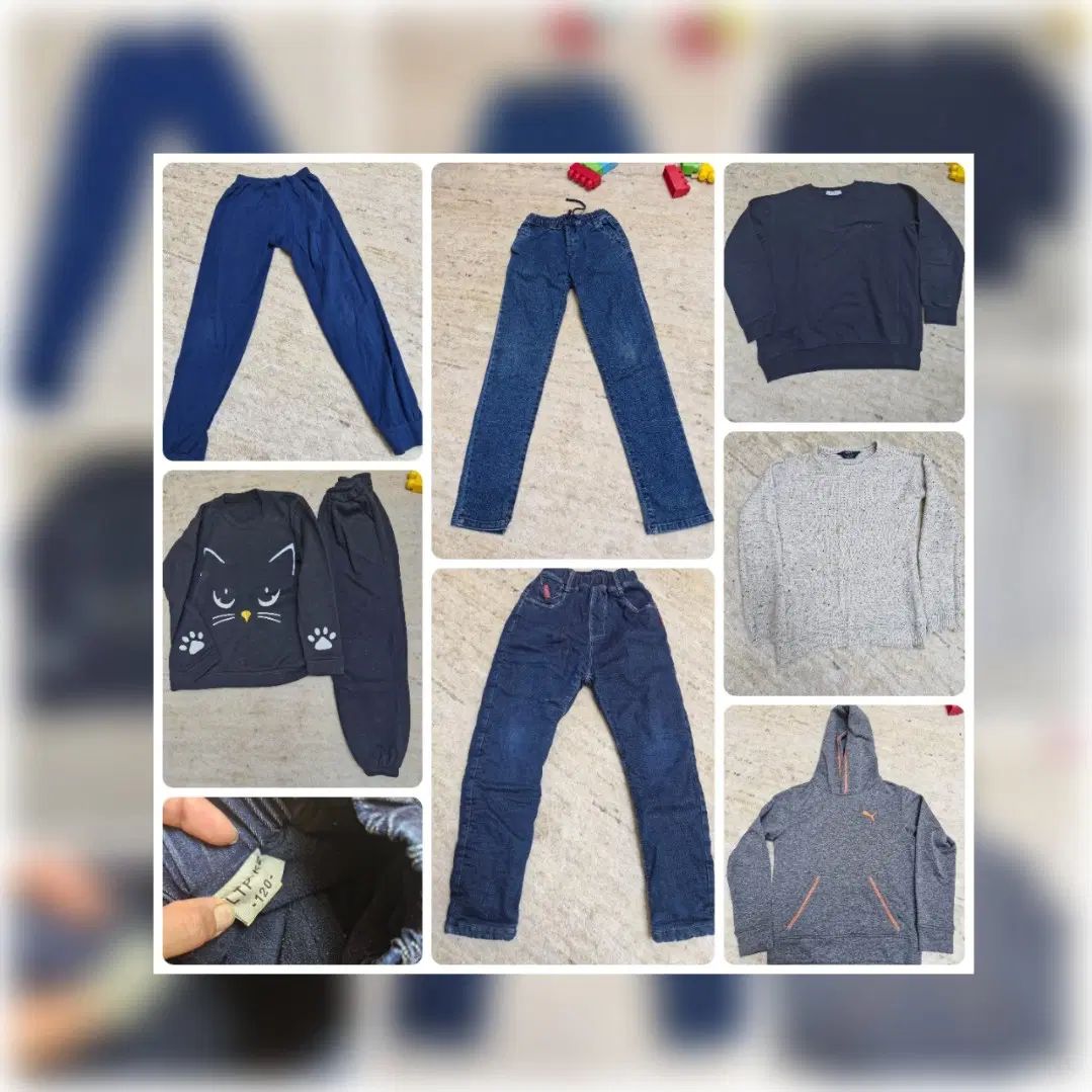 لباس گرم تیشرت شلوار جین توکرکی شلوارک بافت ۱۱ سال|کفش و لباس بچه|تهران, جنت‌آباد شمالی|دیوار