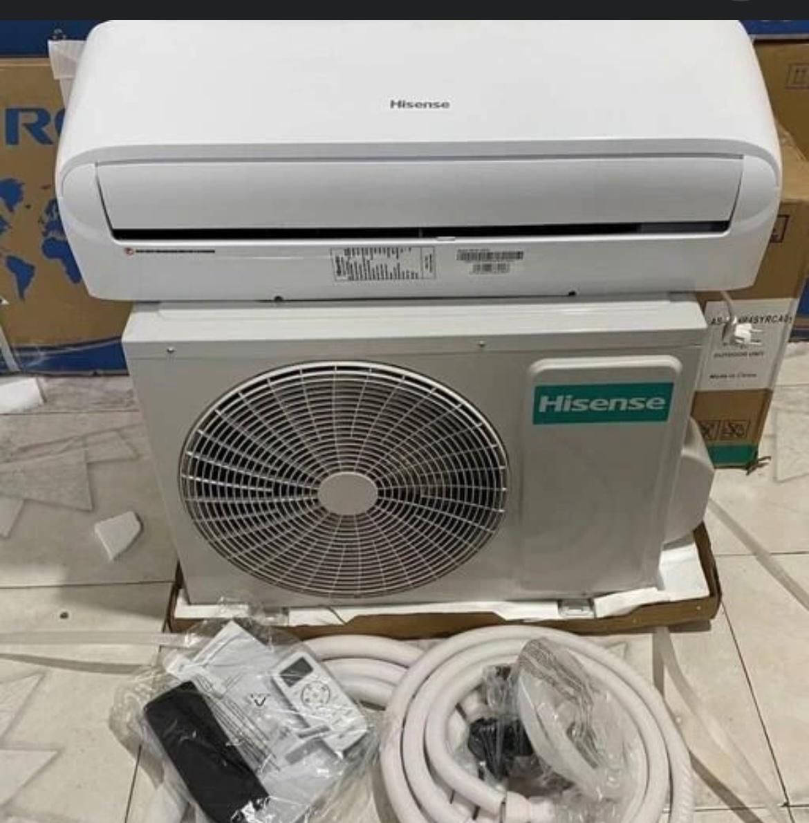 کولر گازی هایسنس ۲۴۰۰۰ مدل HRH-24TQ|کولر گازی و فن‌کوئل|رشت, گلسار|دیوار