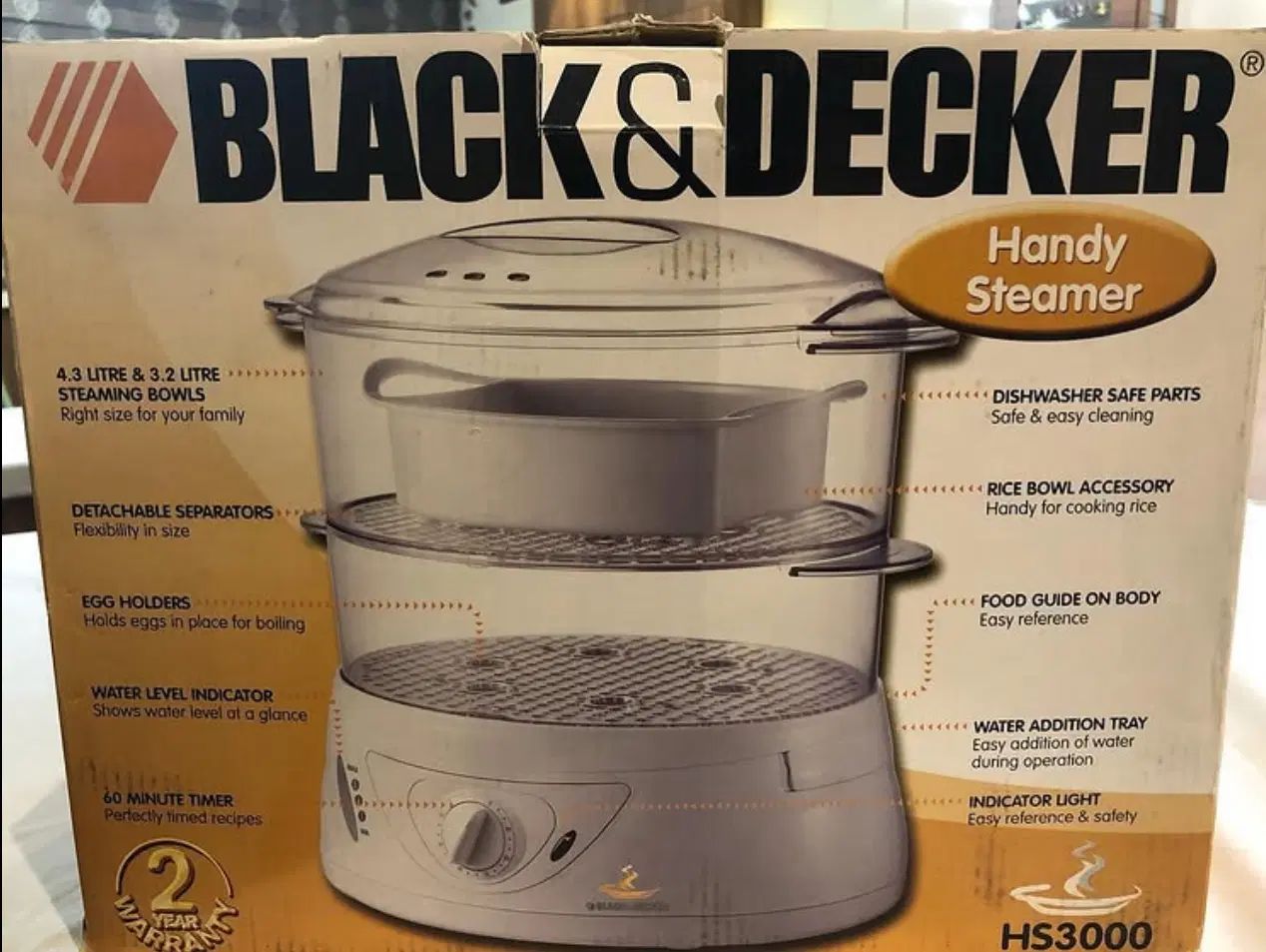 بخار‌پز black &decker|سایر لوازم برقی|تهران, سهروردی|دیوار